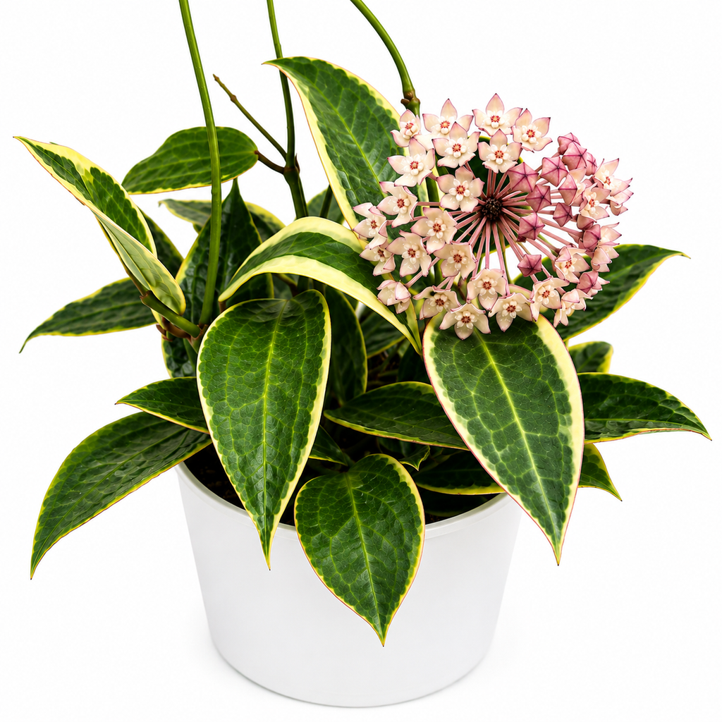 Variegated Hoya Macrophylla Tricolor