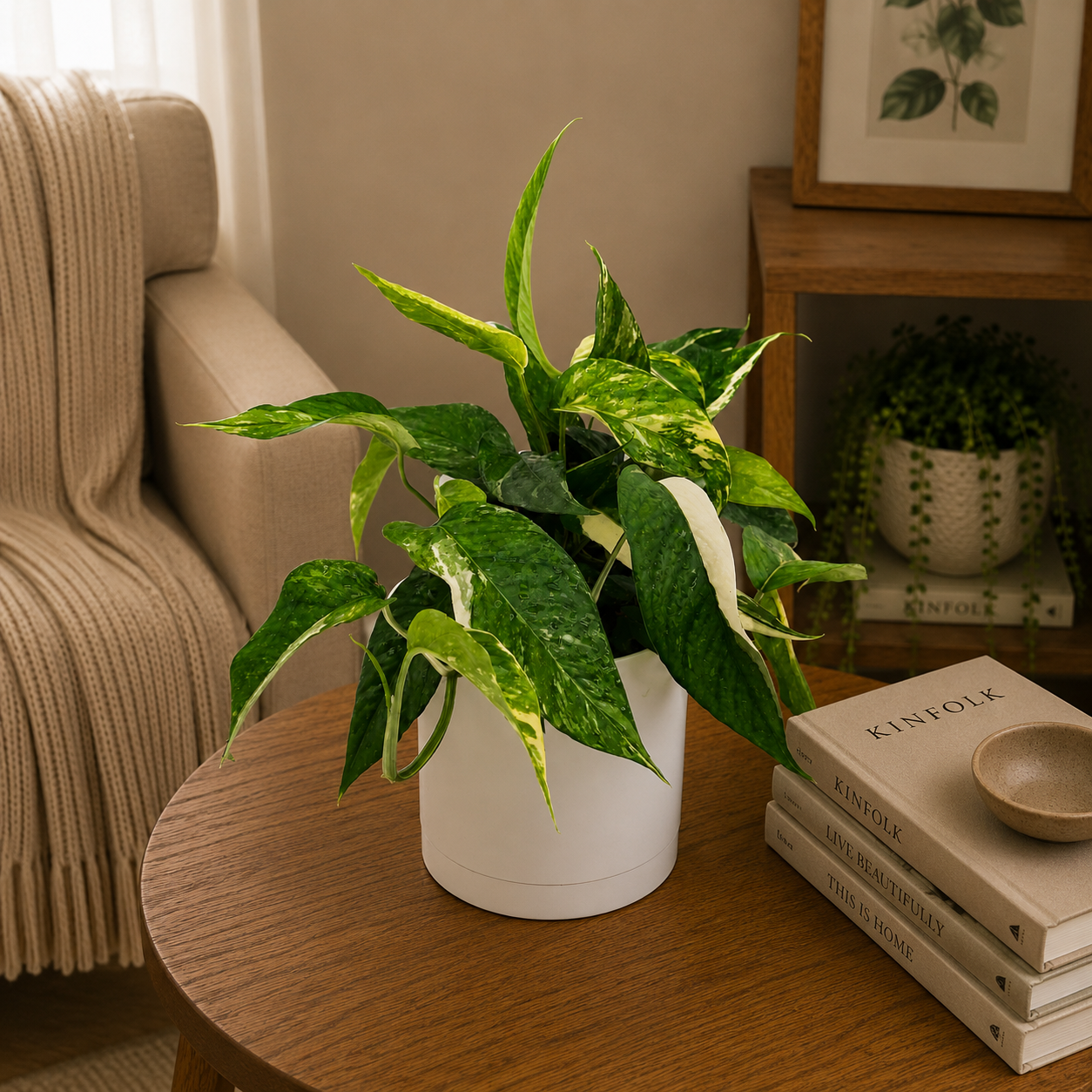 Epipremnum Pinnatum Albo Flame