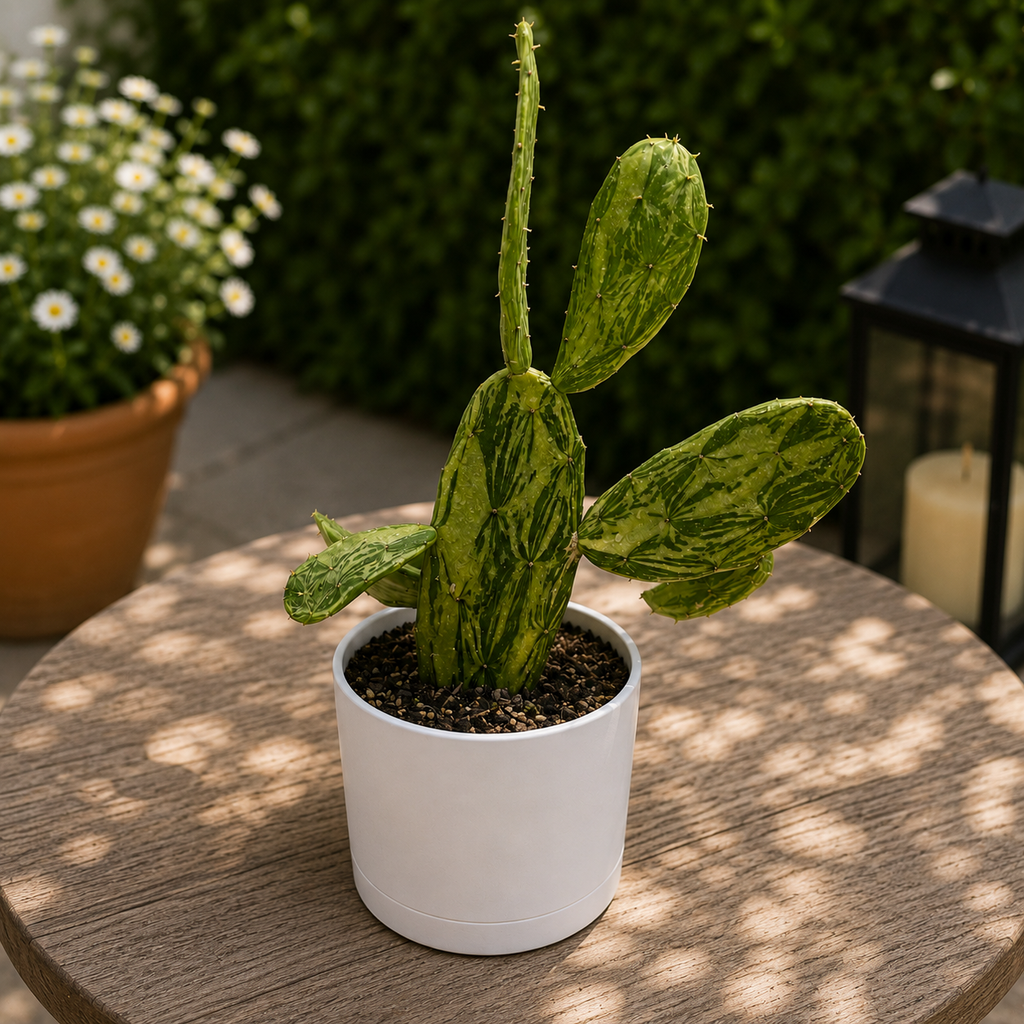 Variegated Opuntia Prickly Pear Cactus